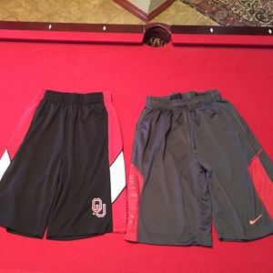 University of Oklahoma basketball shorts