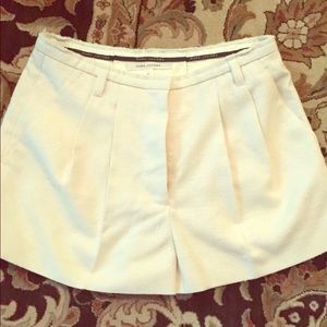 Marc Jacobs Cream Silk Shorts