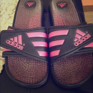 Adidas gel and Velcro sandals
