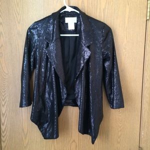 Costa Blanca black sequin blazer