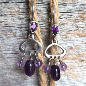 Silpada Amethyst Earrings