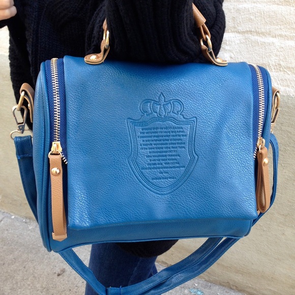 PU leather shoulder/cross body/top handle bag