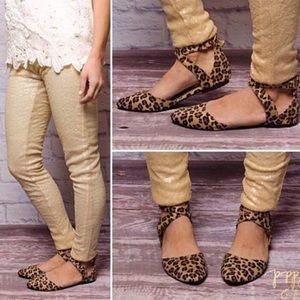Poppy & Dot Cheetah Print Flats