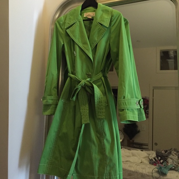 MK Green Trench Coat