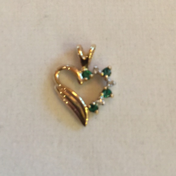 Jewelry - Emerald and Diamond Pendant