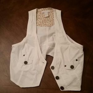 Charlotte Russe White vest