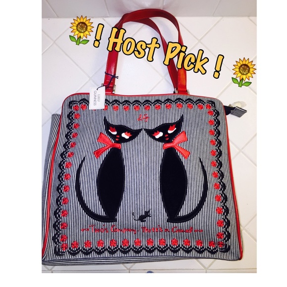 Lulu Guinness Kitties tote