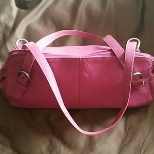 Franco Sarto hot pink leather purse