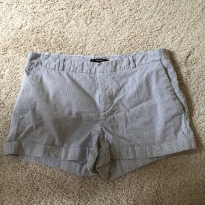 Forever 21 Blue Striped Shorts