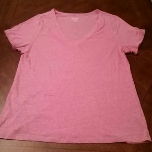 Pink short sleeve shirt