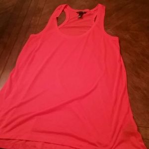 Racerback red tank top