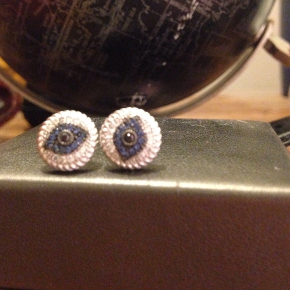 Evil eye earrings - Picture 2 of 3