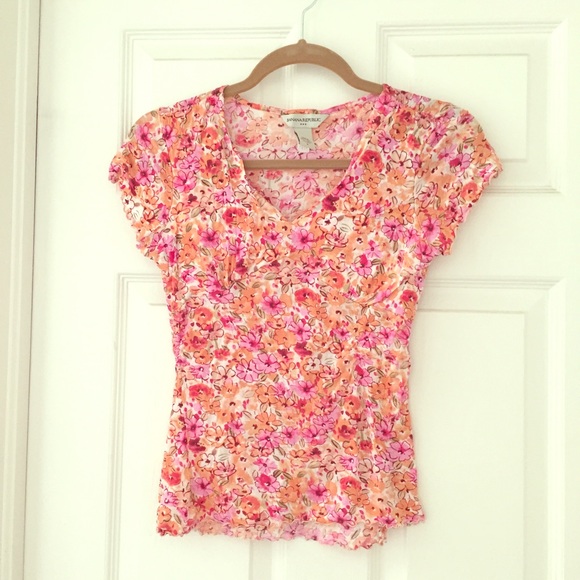 Banana Republic Women's Floral Top, Size M