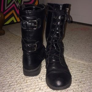 Black Combat Boots