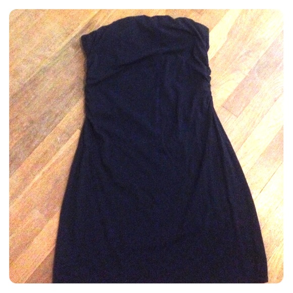 Victoria's Secret Bra tops navy blue strapless