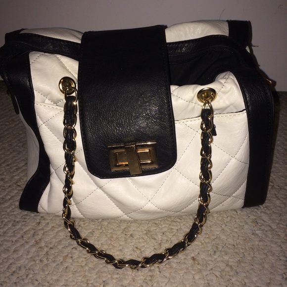 Charlotte Russe Handbags - Black and White Purse