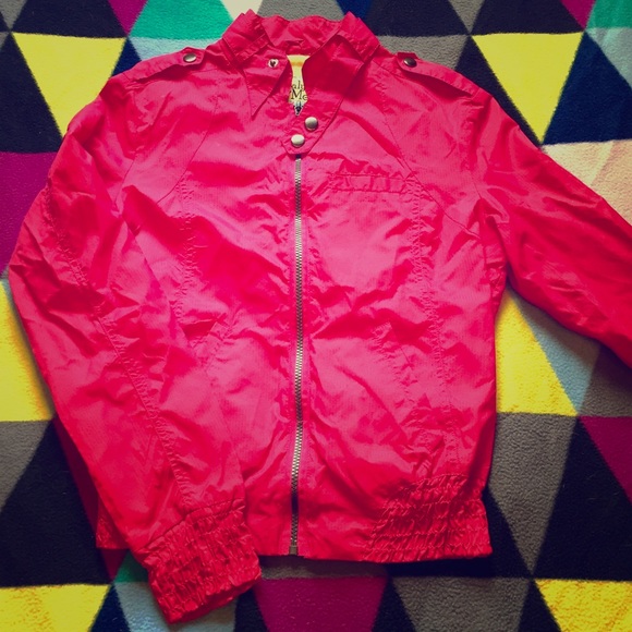 👄Hot Pink Windbreaker/ Rain Jacket👄 - Picture 1 of 3