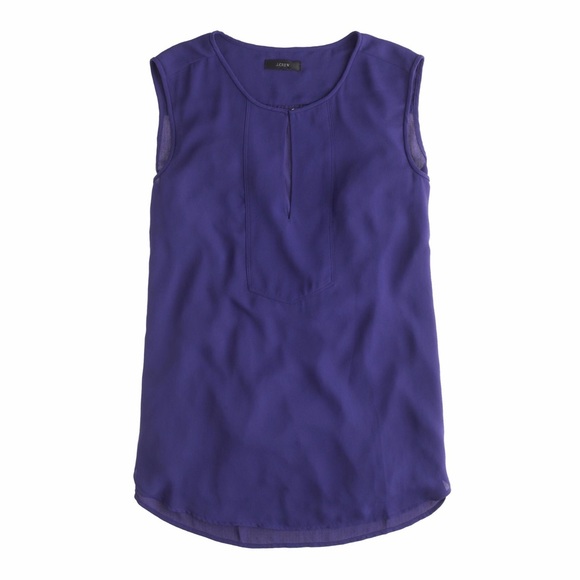 J. Crew purple blouse top
