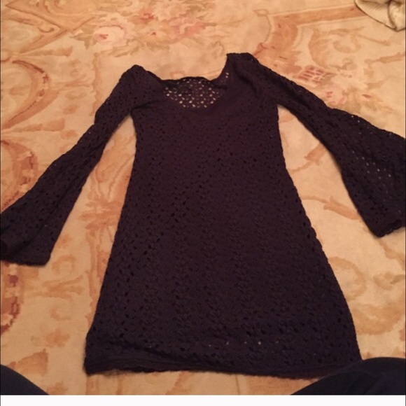 Purple free people dress