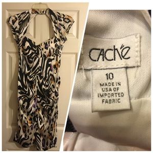 Cache Black and White dress