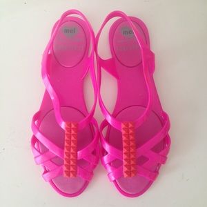 Pink Jelly Sandals