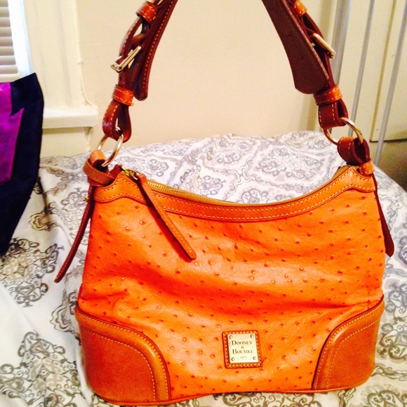 Dooney & Bourke Ostrich Hobo Purse