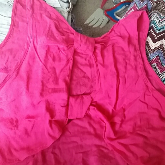 Open back pink crop - Picture 2 of 4