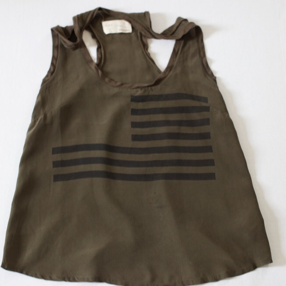 Silk Racerback Tank Top - Picture 2 of 3