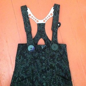 Black lace Cyberdog pencil play suit short