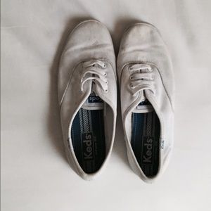 White bombtastic Keds shoes
