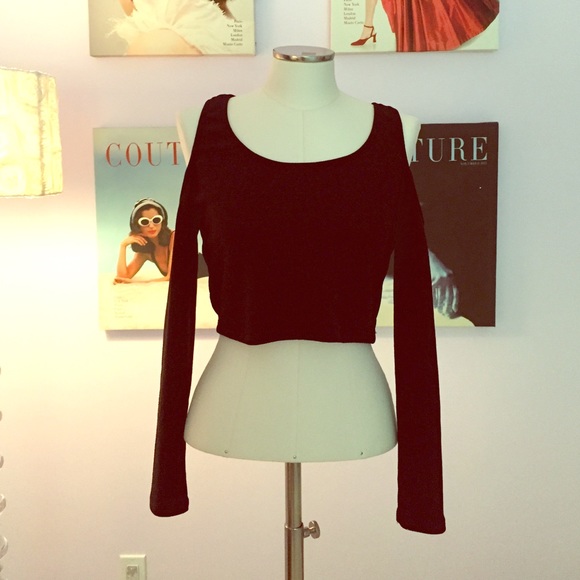 Black Crop Top