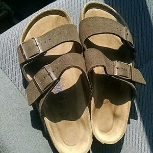 Birkenstock sandals WORN ONCE!