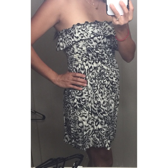 Leopard Empire Waist Dress