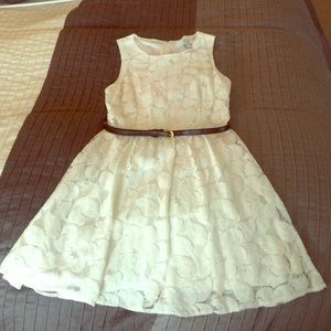 White Lace Summer Dress