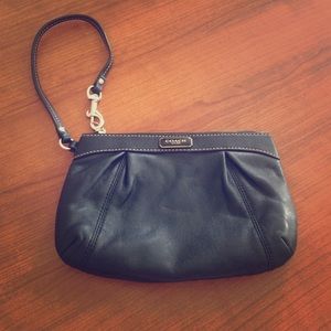 Black Coach wristlet