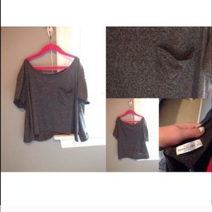 Super cute pocket crop top