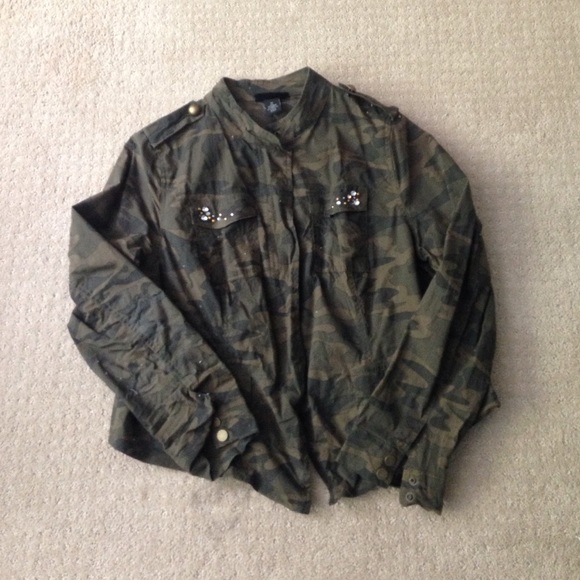 Camo skull jacket