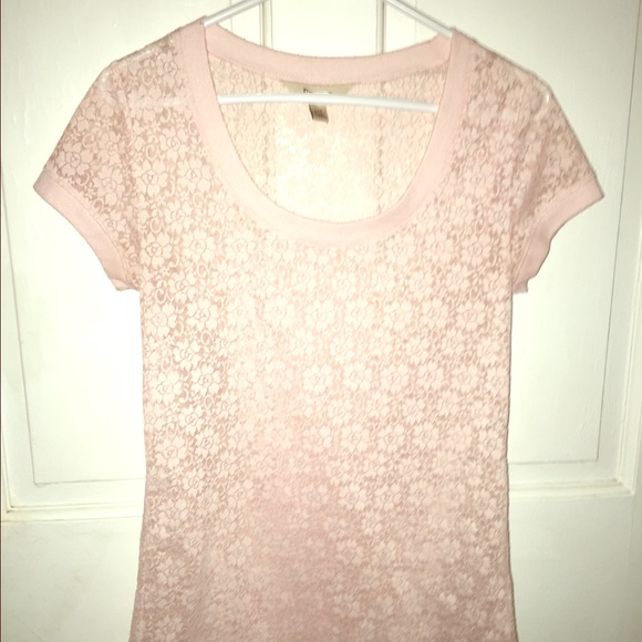 Pink Lace Top