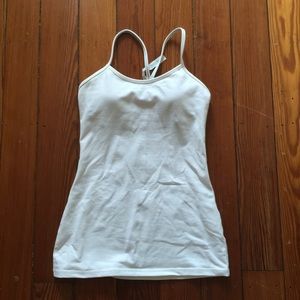 white lululemon tank
