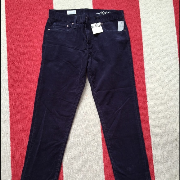 GAP Pants - Gap navy corduroy pants size 27 sexy boyfriend fit