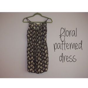 Blue floral patterned dress