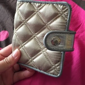Marc Jacobs small silver wallet