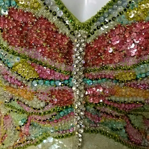 SOLD SHOP Alberto makali sequin crystal tank top - Picture 2 of 4