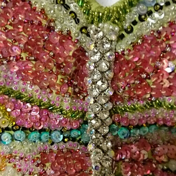 SOLD SHOP Alberto makali sequin crystal tank top - Picture 3 of 4