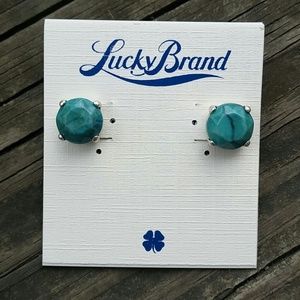 NWT Lucky Brand Turquoise Studs Post Earrings