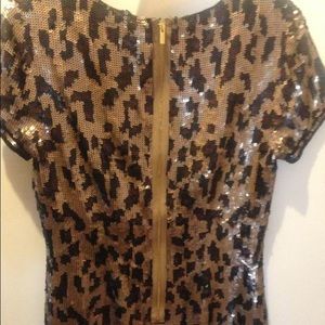Bcbg leopard print dress