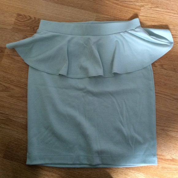 Peplum skirt