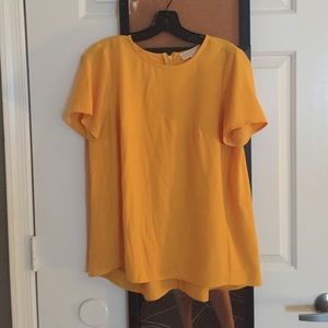 Yellow Michael Kors top szs
