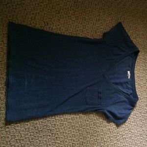 Short sleeve blue shirt