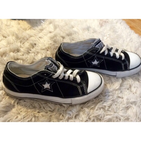 One star converse black